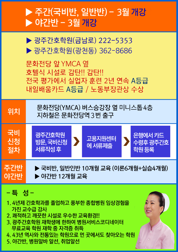 간호학원 소개